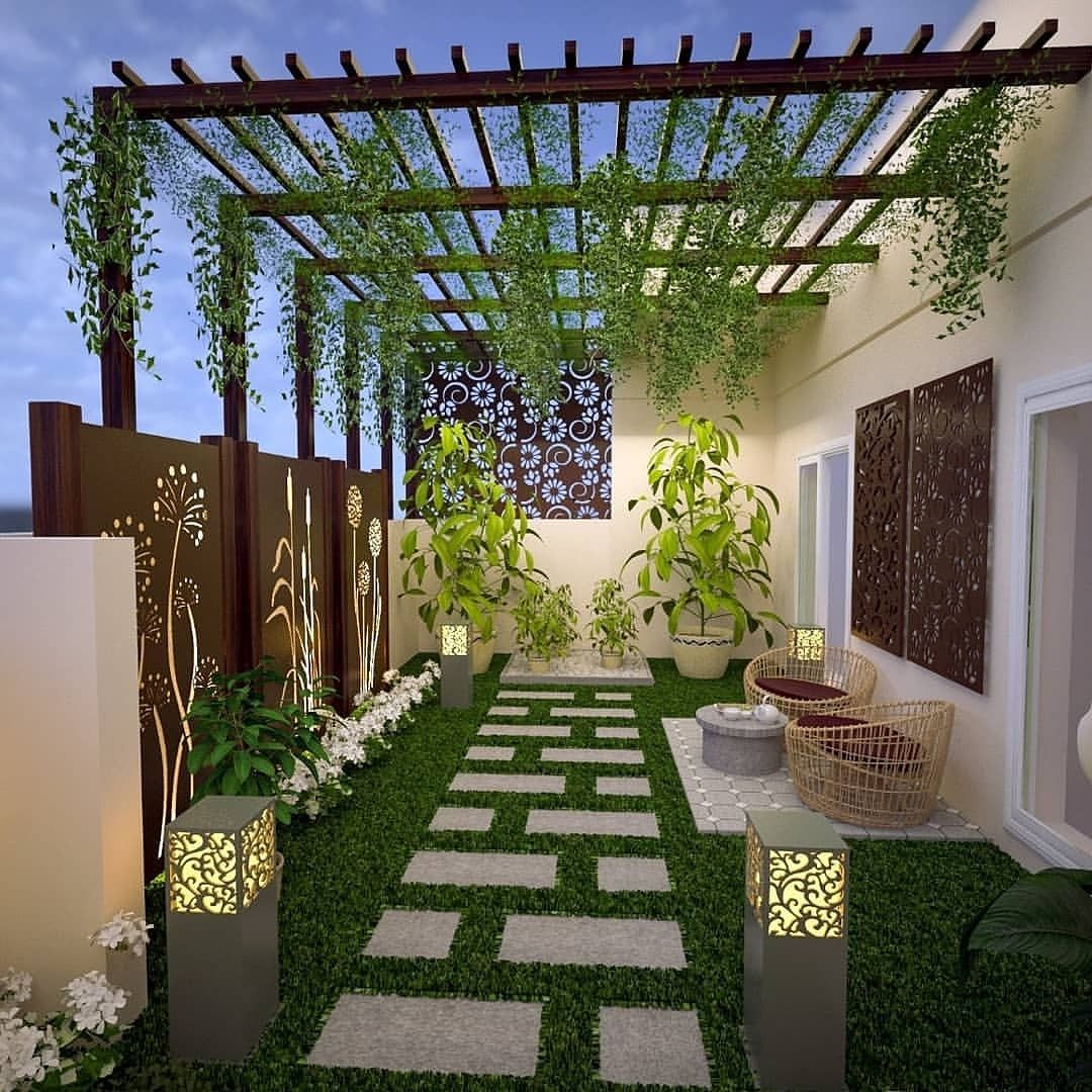 عشب طبيعي وصناعي تنسيق حدائق في الرياض – تصميم حديقة مودرن