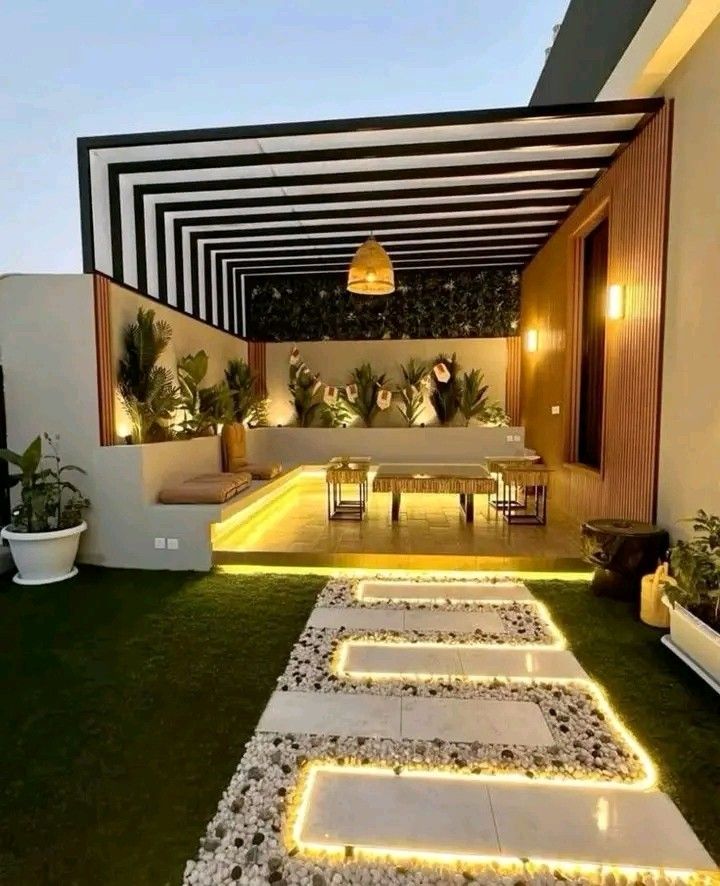 ممرات وديكورات تنسيق حدائق في الرياض – تصميم حديقة مودرن