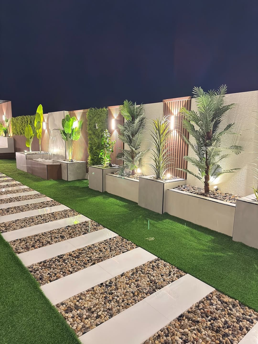 ممرات وديكورات تنسيق حدائق في الرياض – تصميم حديقة مودرن