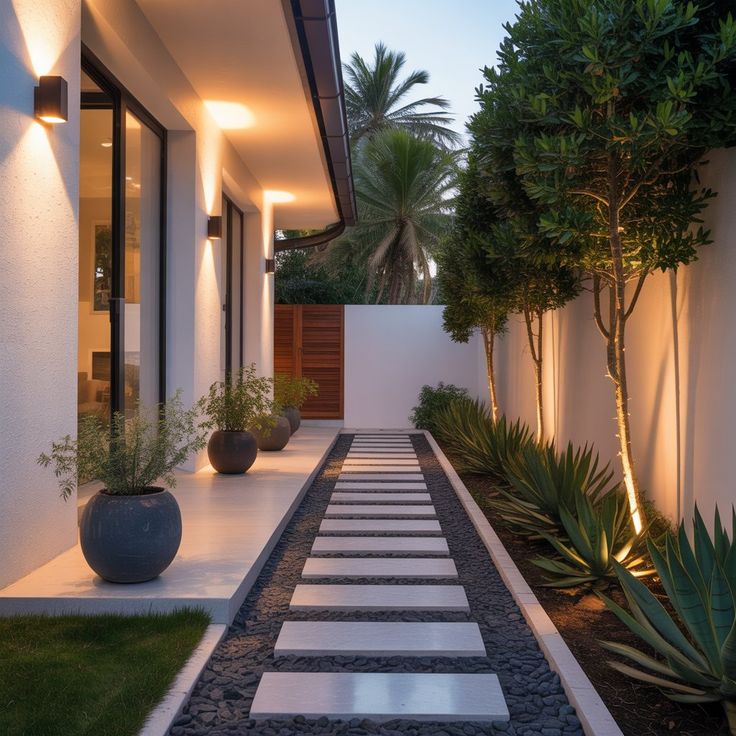 ممرات وديكورات تنسيق حدائق في الرياض – تصميم حديقة مودرن