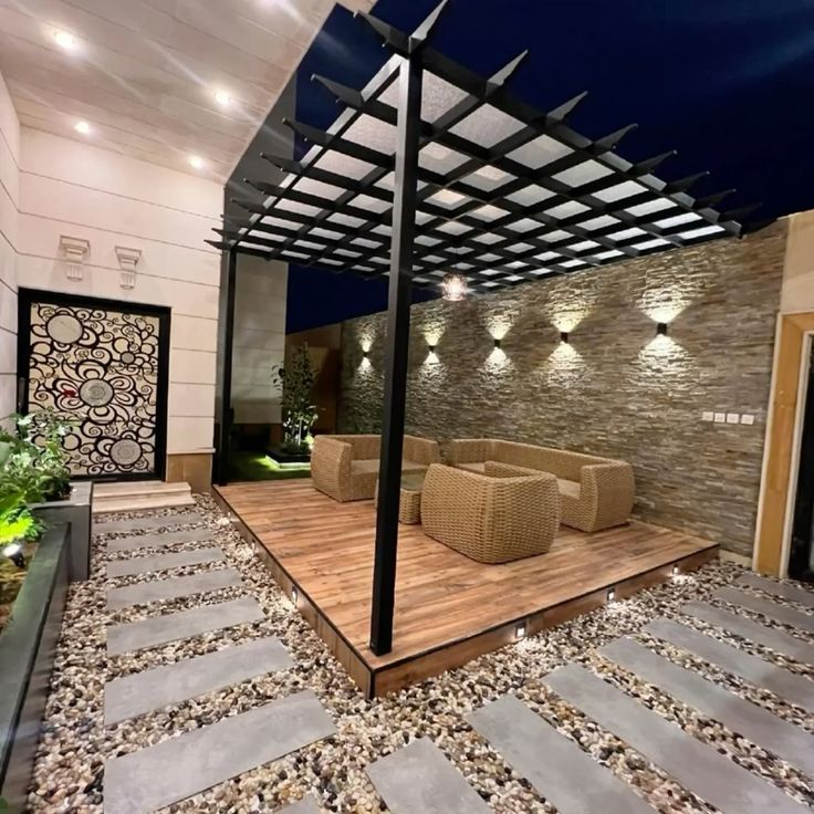 ممرات وديكورات تنسيق حدائق في الرياض – تصميم حديقة مودرن