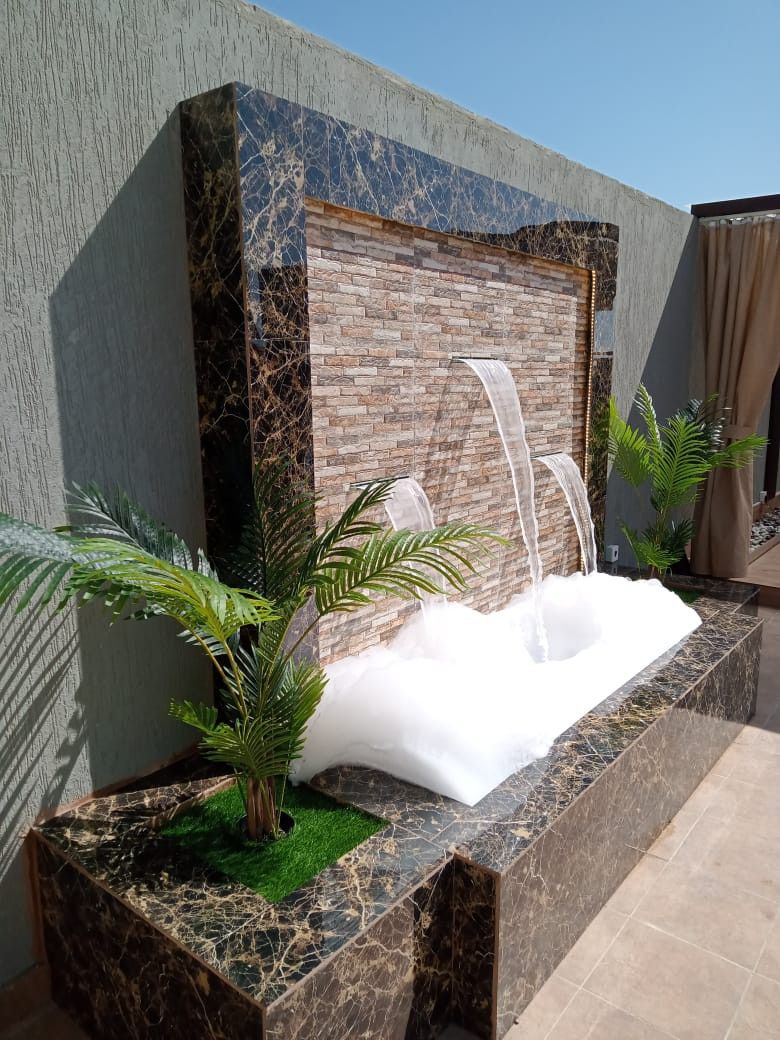 شلالات ونوافير تنسيق حدائق في الرياض – تصميم حديقة مودرن