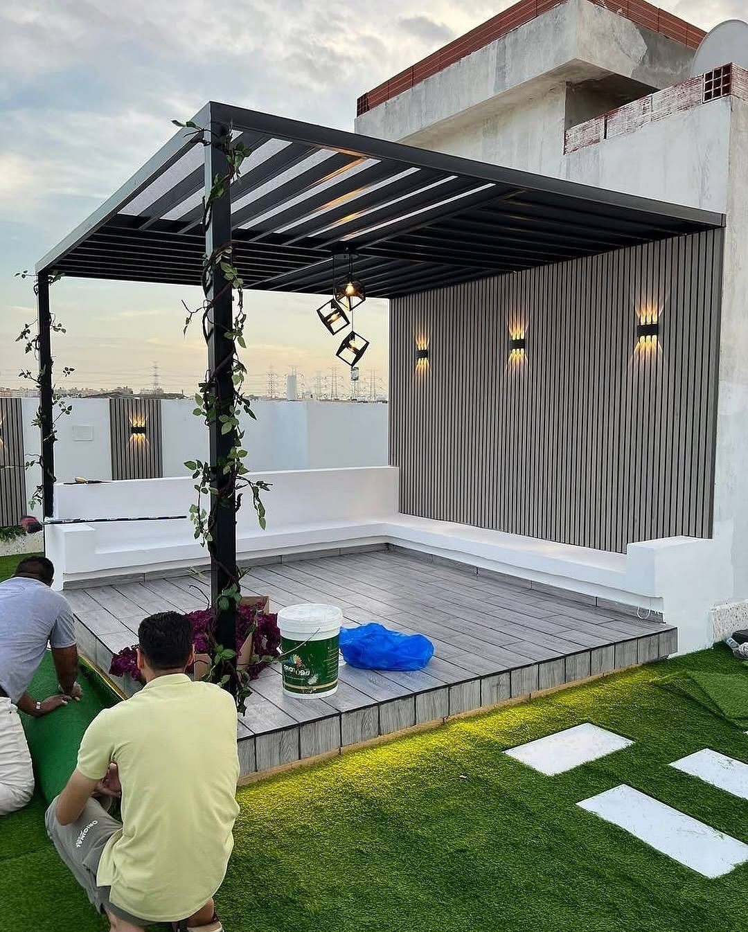 ممرات وديكورات تنسيق حدائق في الرياض – تصميم حديقة مودرن