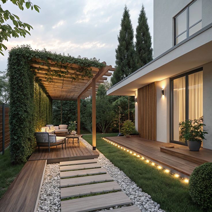 ممرات وديكورات تنسيق حدائق في الرياض – تصميم حديقة مودرن