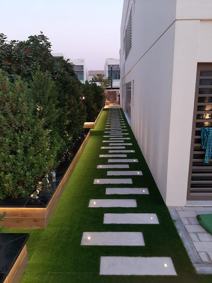 عشب طبيعي وصناعي تنسيق حدائق في الرياض – تصميم حديقة مودرن