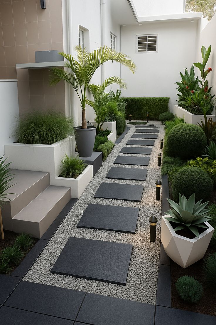 ممرات وديكورات تنسيق حدائق في الرياض – تصميم حديقة مودرن