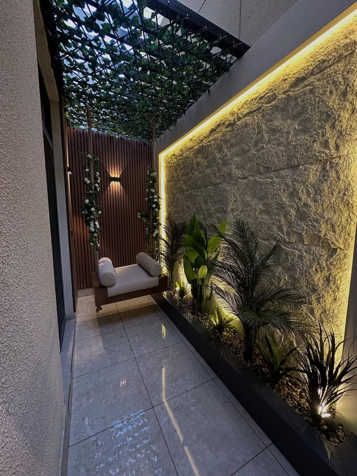 خشب الباركية و اﻟﺠﺪارﻳﺎت تنسيق حدائق في الرياض – تصميم حديقة مودرن