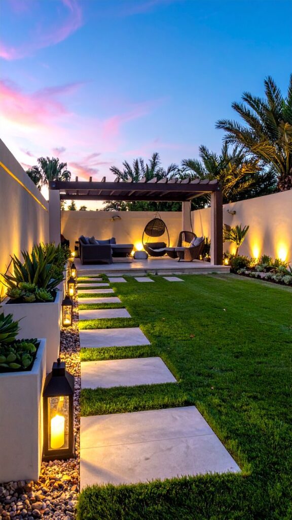 تنسيق حدائق الرياض | تصميم وتركيب عشب وشلالات بأفضل الأسعار تنسيق حدائق في الرياض – تصميم حديقة مودرن