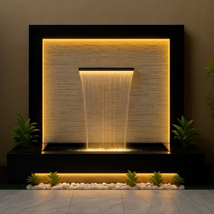 شلالات ونوافير تنسيق حدائق في الرياض – تصميم حديقة مودرن