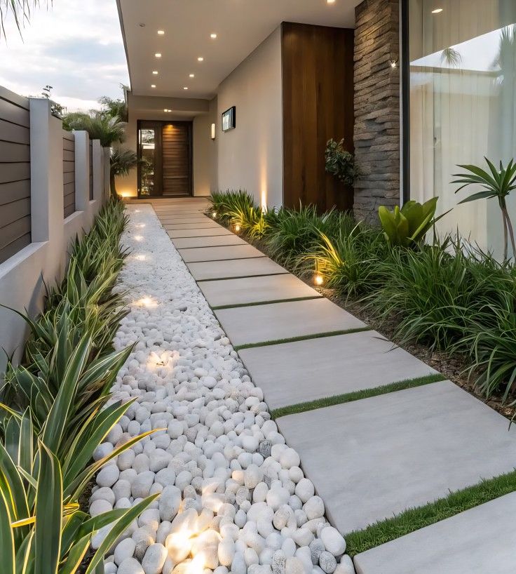 ممرات وديكورات تنسيق حدائق في الرياض – تصميم حديقة مودرن