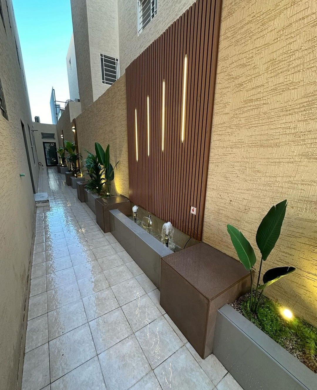 خشب الباركية و اﻟﺠﺪارﻳﺎت تنسيق حدائق في الرياض – تصميم حديقة مودرن