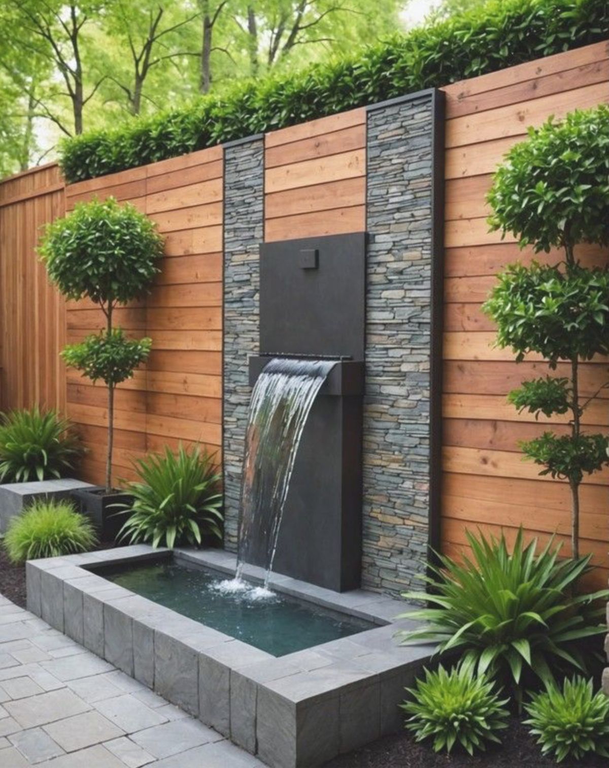 شلالات ونوافير تنسيق حدائق في الرياض – تصميم حديقة مودرن