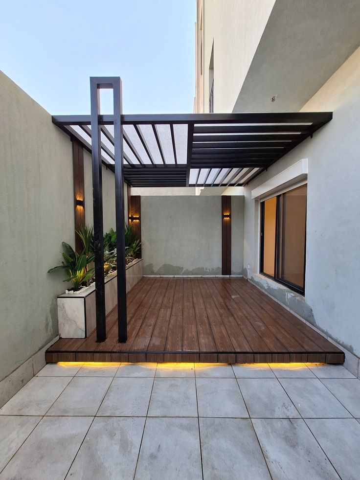 الجلسات والمظلات تنسيق حدائق في الرياض – تصميم حديقة مودرن