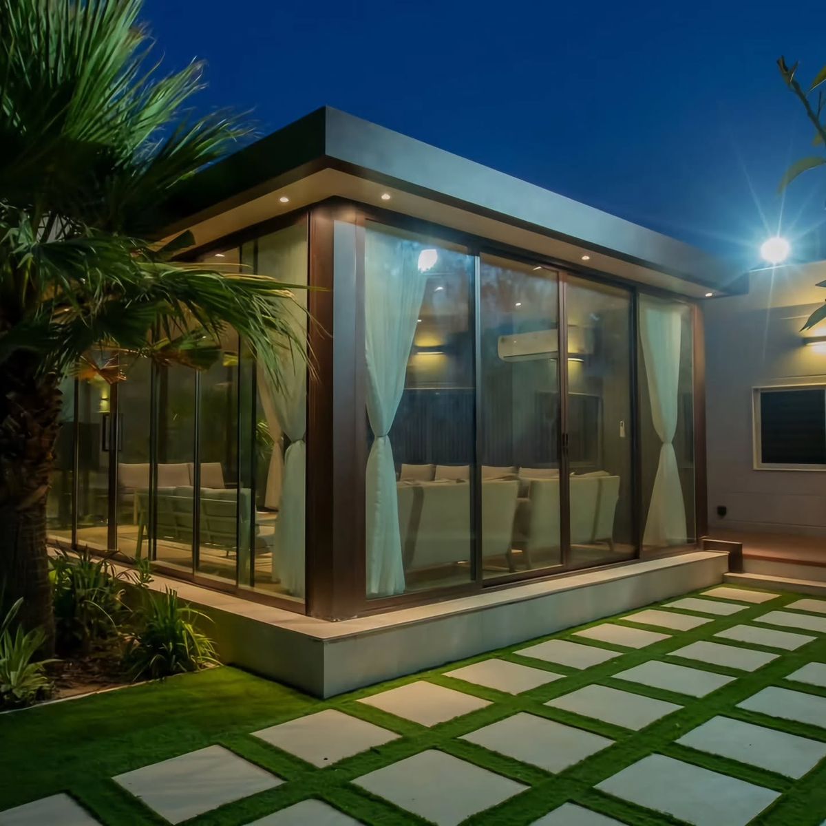 ممرات وديكورات تنسيق حدائق في الرياض – تصميم حديقة مودرن