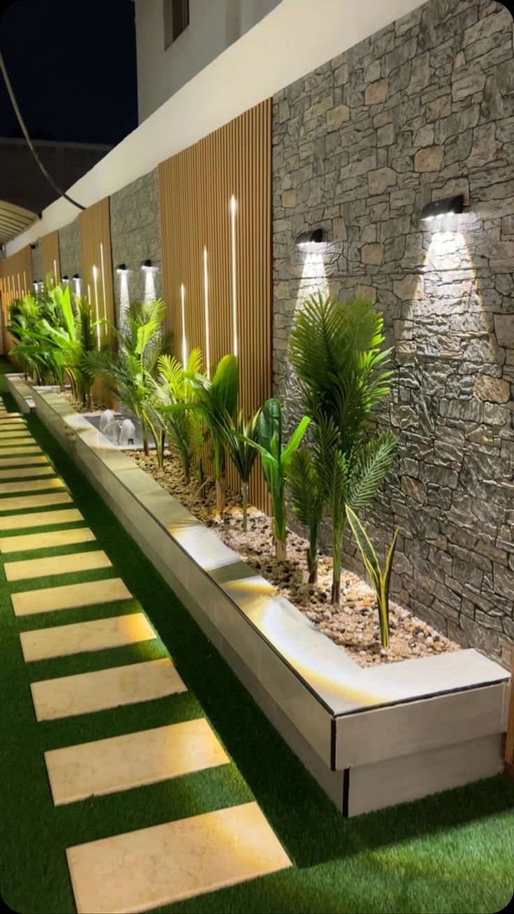 ممرات وديكورات تنسيق حدائق في الرياض – تصميم حديقة مودرن