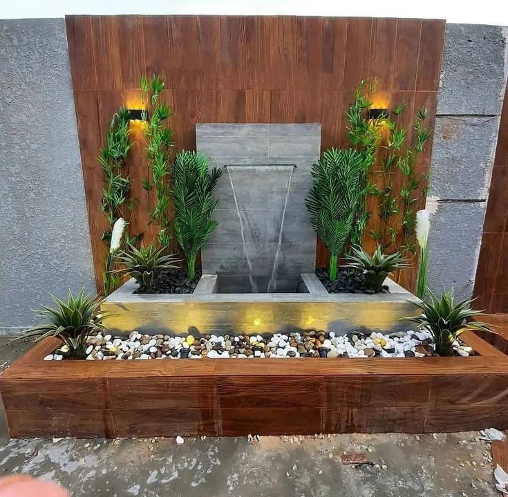 خشب الباركية و اﻟﺠﺪارﻳﺎت تنسيق حدائق في الرياض – تصميم حديقة مودرن