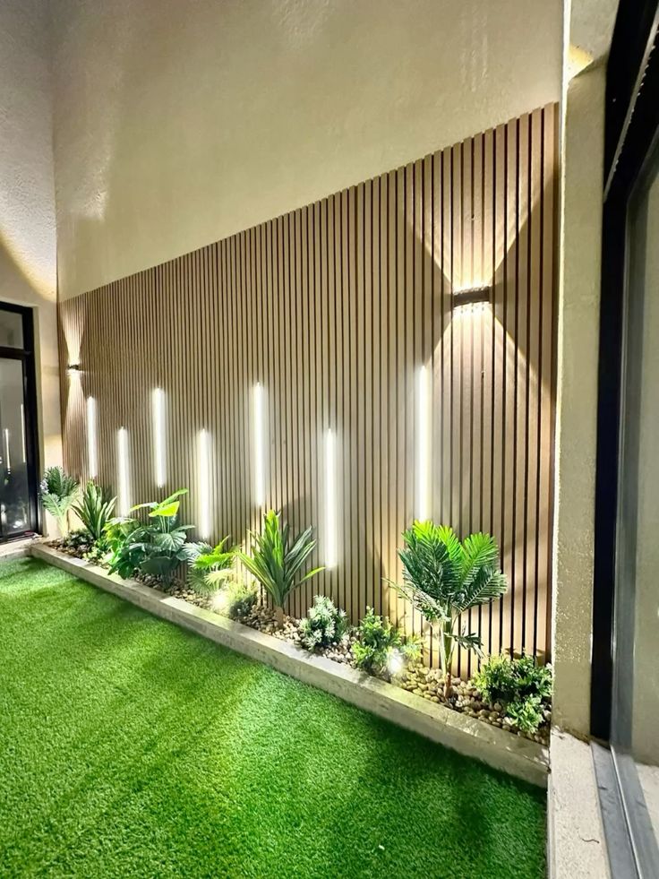 خشب الباركية و اﻟﺠﺪارﻳﺎت تنسيق حدائق في الرياض – تصميم حديقة مودرن